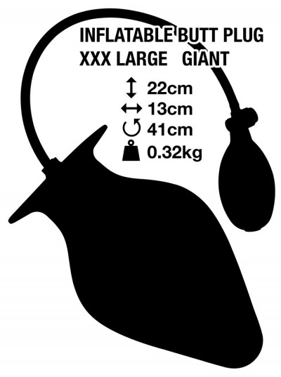 Inflatable Plug • XXX Large • Giant