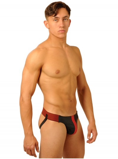 Fist Leather Jock • Red