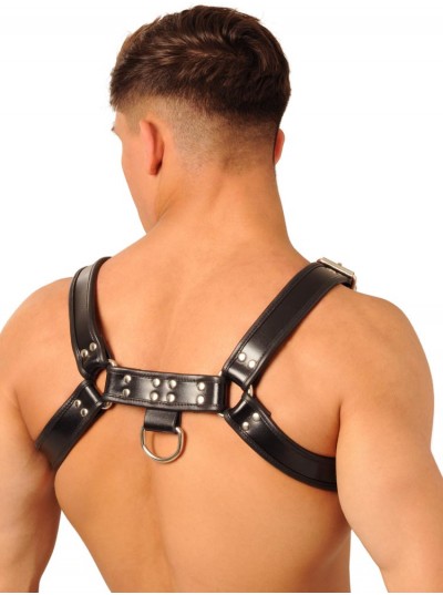 Fist Leather Chest Harness • Black