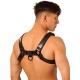 Fist Leather Chest Harness • Black - Black