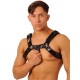 Fist Leather Chest Harness • Black - Black