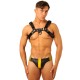 Fist Leather Harness + Jock • Yellow