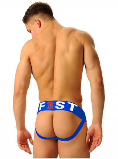 Fist Logo Jock • Blue • Red • Yellow