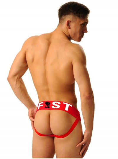 Fist Logo Jock • Blue • Red • Yellow