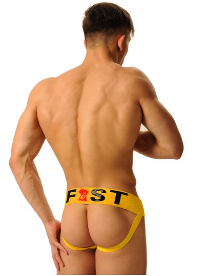 Fist Logo Jock • Blue • Red • Yellow