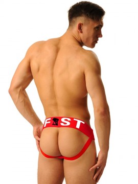 Fist Logo Jock • Red