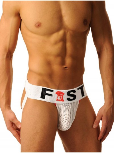 Fist Logo Jock •  White