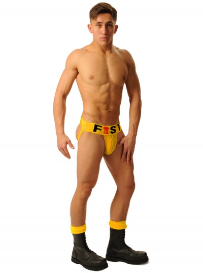 Fist Logo Jock • Yellow