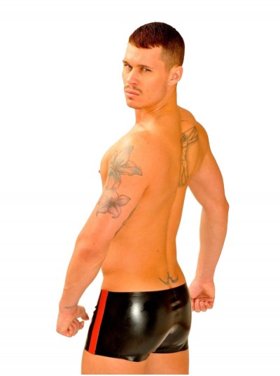 Fist Rubber Boy Shorts • Red Stripe