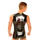 Fist Rubber Front Zip Sleeveless T-Shirt