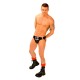 Fist Rubber Jock • Black • Front Logo