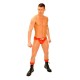 Fist Rubber Jock • Red • Front Logo