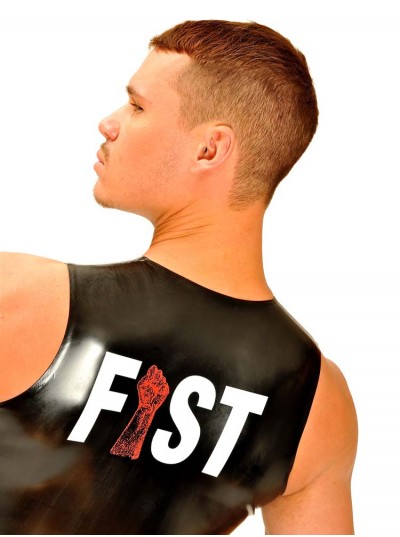 Fist Rubber Muscle Sleeveless T-Shirt