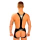 Fist Rubber Wrestling Suit • Red Stripe