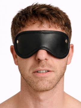 Leather Blindfold • Black
