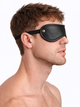 Leather Blindfold • Black