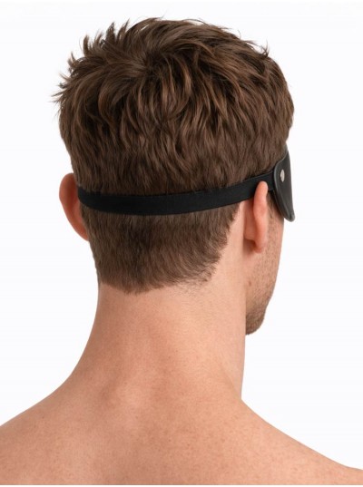 Leather Blindfold • Black