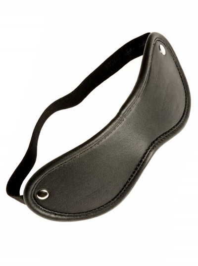 Leather Blindfold • Black
