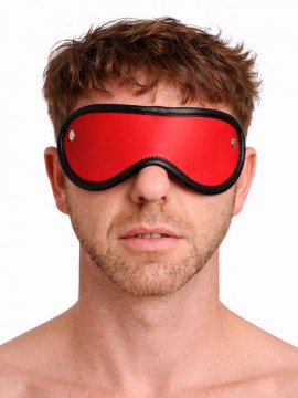 Leather Blindfold • Red