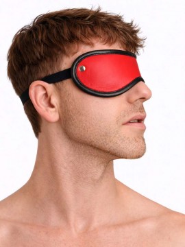 Leather Blindfold • Red