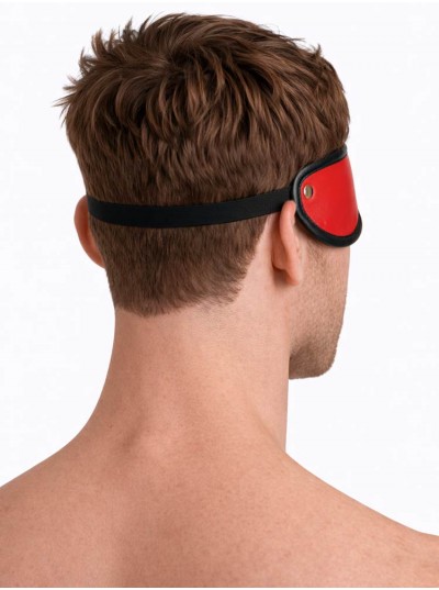 Leather Blindfold • Red