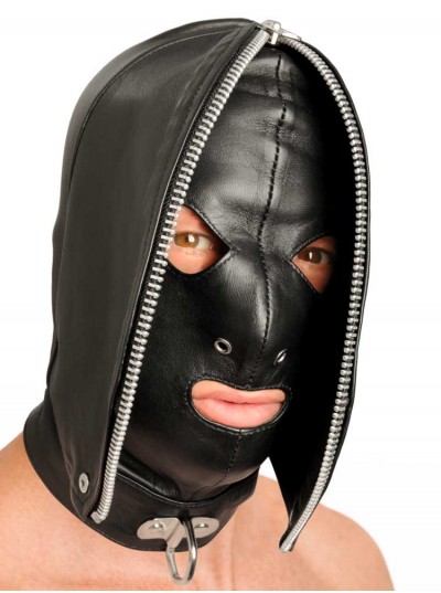 Leather Fly Trap Mask
