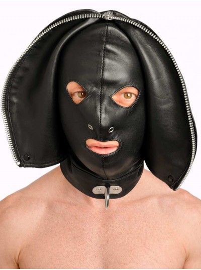 Leather Fly Trap Mask