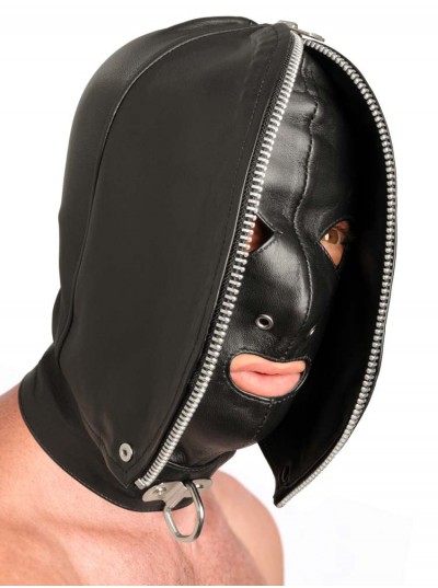 Leather Fly Trap Mask