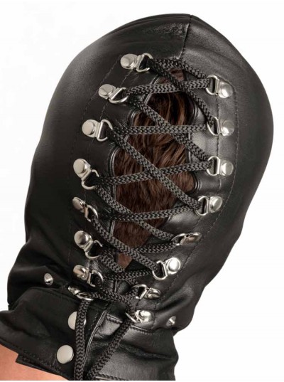 Leather Fly Trap Mask