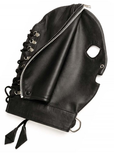 Leather Fly Trap Mask