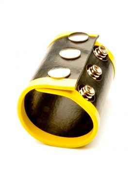 Large Rubber Ball Stretcher • Yellow