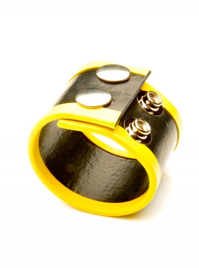 Small Rubber Ball Stretcher • Yellow