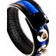 Leather Cock Strap • Blue