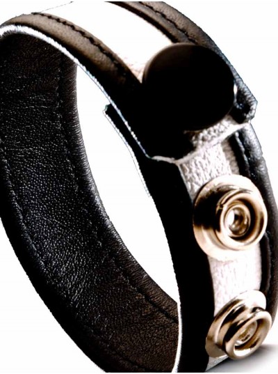 Leather Cock Strap • white