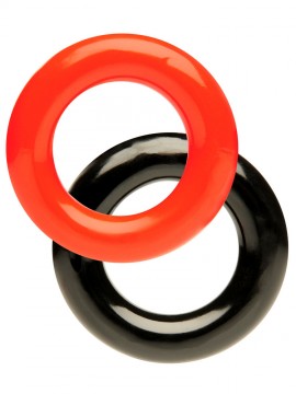 Stretch Ring • Red & Black