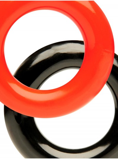 Stretch Ring • Red & Black