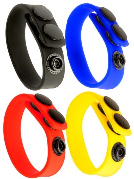 Silicone Cock Strap • Neon 4 Pack
