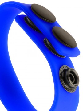 Silicone Cock Strap • Neon Blue