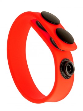 Silicone Cock Strap • Neon Red