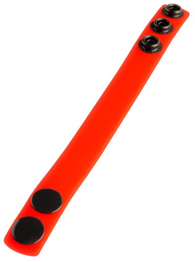 Silicone Cock Strap • Neon Red