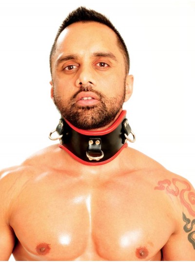 Fist Posture Collar • Black/Red