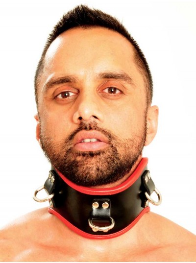 Fist Posture Collar • Black/Red