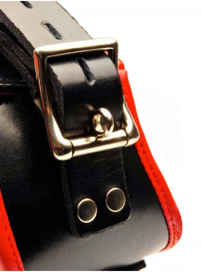 Fist Posture Collar • Black/Red