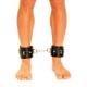Fist Leather Ankle Cuffs • Black