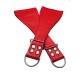 Leather Boot Restraints • Red
